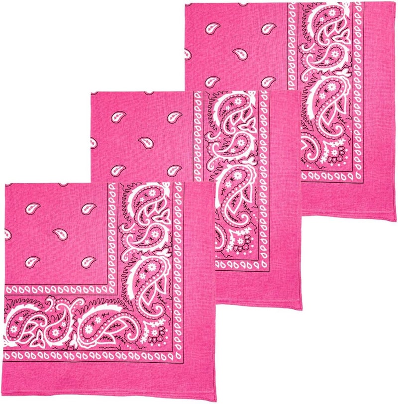 MD Style Extra Large Bandana 27” x 27” 100% Cotton for Men & Women Paisley Handkerchief Headband Scarf Jumbo Bandanas - Image 1